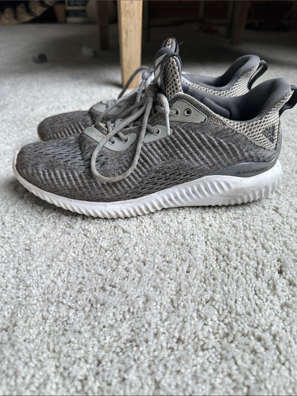 Adidas Women’s Alphabounce EM Grey (BW1194) - Size 8.5